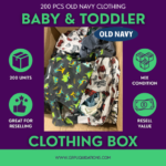 Old Navy Baby and Toddler Clothes Mystery Coffin – 200 Pieces Old Navy Mixed Apparel