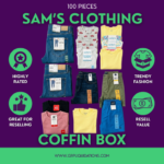 Sam’s Assorted Clothing Mystery Coffin – 100 Pieces