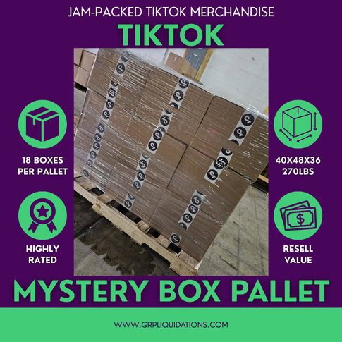 TikTok TikTok Mystery Box Pallet - Image 1
