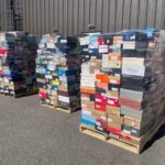 Mix sneakers shoes pallet: 200 pairs per pallet