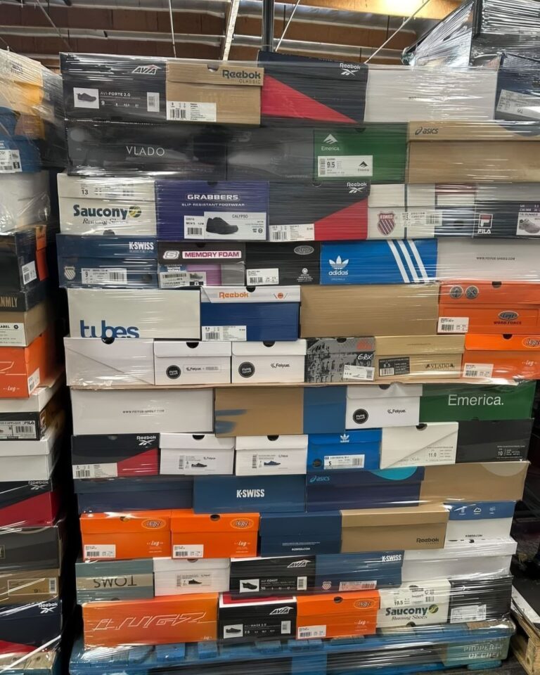 Branded Men's Shoes Pallets | Wholesale Designer & Athletic Footwear