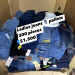 Wholesale Ladies Jeans Pallets: Affordable Denim Inventory