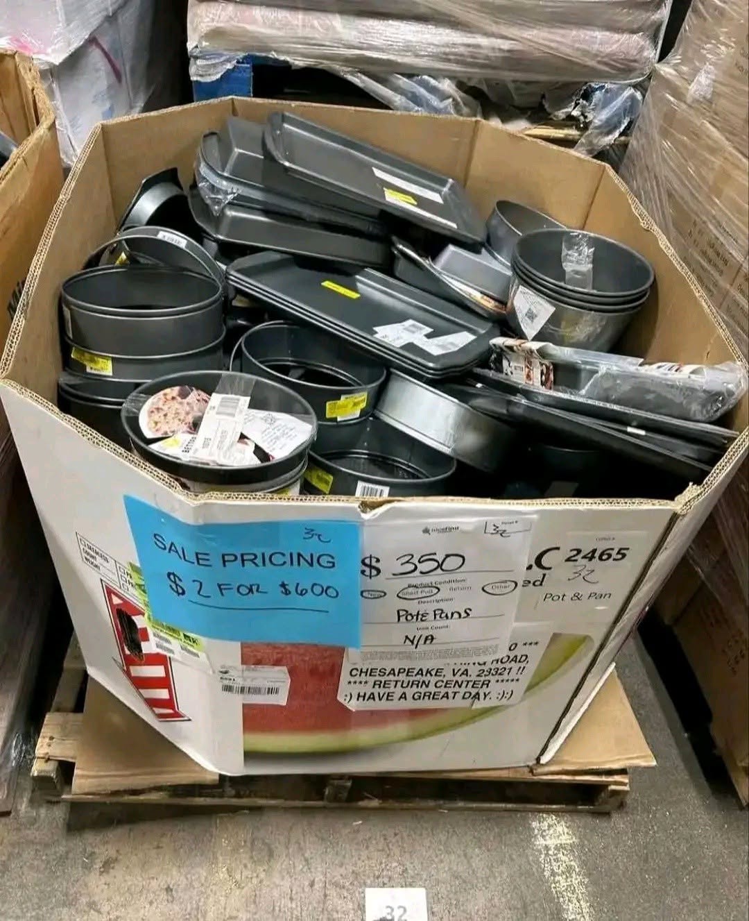 780840974_122119985613394819_6362350809524981979_n Pots and Pans Pallets: Brand-New Cookware for Resellers