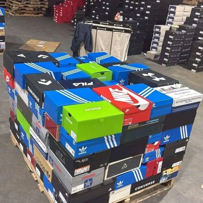 Wholesale Assorted Shoe Pallets: Brand-New Footwear for Resellers