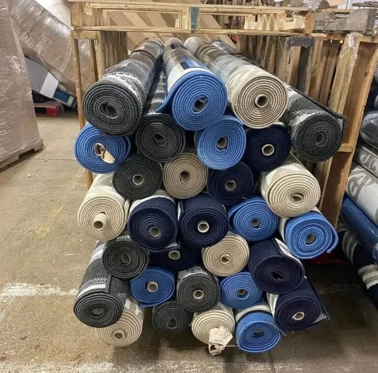 Outdoor Indoor Rug Pallets – 50–60 Brand New Rugs Per Pallet